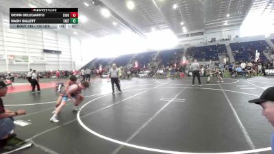 120 lbs Semifinal - Devin Delegarito, Stout Wrestling Academy vs Nash Gillett, East Valley WC