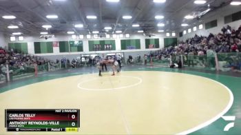 Boys 159 lbs 5th Place Match - Carlos Telly, Las Plumas Boys vs Anthony Reynolds-Villegas, Pierce Boys