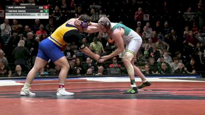 285 lbs 1st Place Match - Jake Andrews, CSU Bakersfield vs Trevor Tinker, Cal Poly