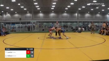 138 lbs Final - Trace Lawler, Team USA-Kansas vs Zach Wilson, Buchson