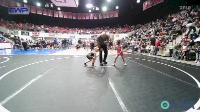 49 lbs Semifinal - Gracelyn Alber, Barnsdall Youth Wrestling vs Ashtyn Williams, Locust Grove Youth Wrestling