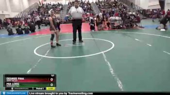 121 lbs Champ. Round 1 - Desiree Pina, West Valley vs Mia Long, Riverside Poly