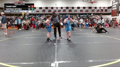 90 lbs Round 1 - Matthias Mitchell, Chapin Youth Wrestling vs Champ Hart, Eastside Youth Wrestling