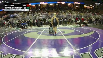 126 1A Cons. Semi - Broc Dahlin, Bayshore vs UyKwon Zion Wimberly, Zephyrhills Christian