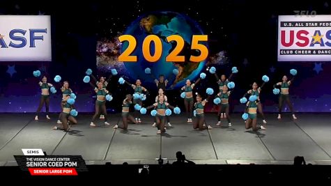 The Vision Dance Center - Senior Coed Pom [2025 Senior Large Pom Semis] 2025 The Dance Worlds