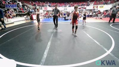 73 lbs Quarterfinal - Kacy Purmal, Tiger Trained Wrestling vs Buzz Sheldon, Wyandotte Youth Wrestling