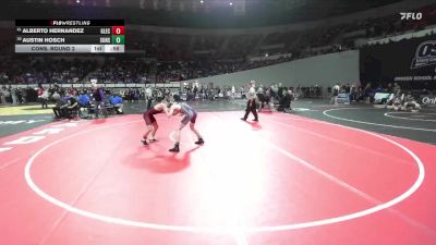 6A Boys 106 lbs Cons. Round 2 - Alberto Hernandez, Glencoe Boys vs Austin Hosch, Sunset Boys