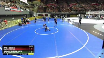 53 lbs Semifinal - Fitz Moreno, Red Wave Wrestling vs Steven Gabriel Ortiz, So Cal Hammers Wrestling