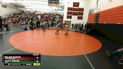 285C Round 1 - Wyatt Barton, Cody vs Roland Burton, Wyoming Indian