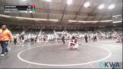 67 lbs Consolation - Peter Burke, Choctaw Ironman Youth Wrestling vs Kyler Powers, Southern Oklahoma Wrestling Club