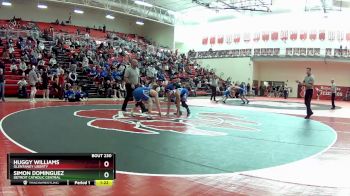 126 lbs Semifinal - Huggy Williams, Olentangy Liberty vs Simon Dominguez, Detroit Catholic Central