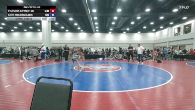 110 lbs Cons. Semis - Victoria Sifuentes, Gladiator Wrestling vs Kori Holsomback, The Colosseum Training Center