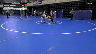 135 lbs Round Of 16 - Edward Lauritsen, Saylorsburg vs Baylor Shunk, Centre Hall