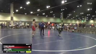 120 lbs Placement Matches (8 Team) - Tyrie Walker, Indy Giants vs Aden Rieb, Iowa Hawks