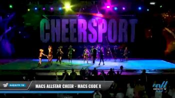 Macs Allstar Cheer - MACS CODE X [2021 L6 Senior Coed - XSmall Day 1] 2021 CHEERSPORT National Cheerleading Championship