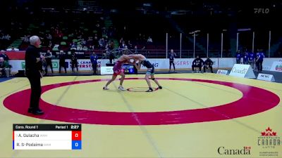 70kg Cons. Round 1 - Aamin Gulacha, Hamilton WC vs Roman Scriba-Podaima, Westsider Wrestling