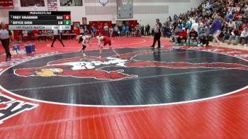 107 lbs 1st Place Match - Trey Kraemer, Rocori vs Bryce Siem, Saint James-Madelia