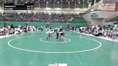 132 lbs Semis & 3rd Wb (16 Team) - Kaden Beatty, Brookwood vs DJ Clarke, Buford HS