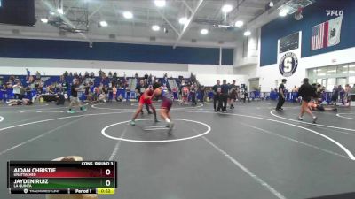 150 lbs Cons. Round 3 - Jayden Ruiz, La Quinta vs Aidan Christie, Unattached