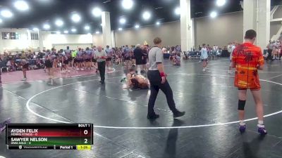 106 lbs Finals (2 Team) - Ayden Felix, Morris Fitness vs Sawyer Nelson, Iowa Gold