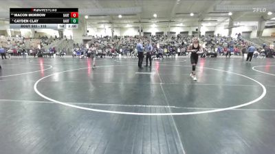 110 lbs Champ. Round 1 - Macon Morrow, TN Wrestling Academy vs Cayden Clay, Elite Wrestling Academy