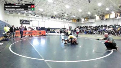 190 lbs Cons. Round 2 - Corey Brammer, Norwalk vs Emmanuel Sandoval, Camarillo