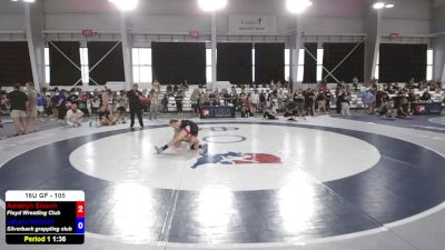 105 lbs 3rd Place Match - Addalyn Sisson, Floyd Wrestling Club vs JaLeia Mitchell, Silverback Grappling Club