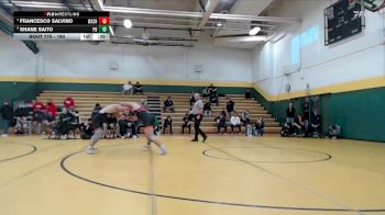 190 lbs Cons. Round 5 - Francesco Salvino, Washington (Massilon) vs Shane Saito, Perrysburg