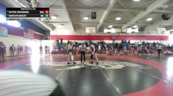 Girls 157 lbs Cons. Round 3 - Kaitlyn Bailey, Red Bluff Girls vs Alyvia McKenzie, Shasta Girls