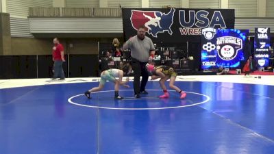 10U Girls - 67 lbs Quarters - Mia Knox, Fort Wayne North Wrestling Club vs McKyla Fink, Hammer Down Academy