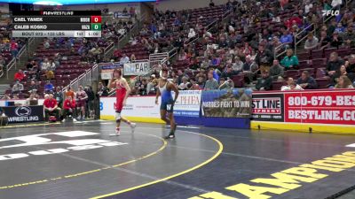 133 lbs First Round - Cael Yanek, Moon Area vs Caleb Kosko, Nazareth Area