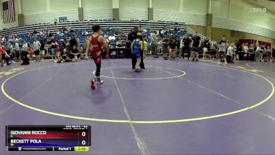 63 lbs Cons. Round 3 - Giovanni Rocco, IL vs Beckett Pola, IN