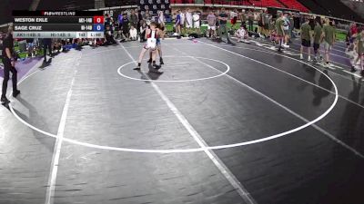 81 lbs Weston Ekle, Alaska 1 14U Boys vs Sage Cruz, Hawaii 14U Boys