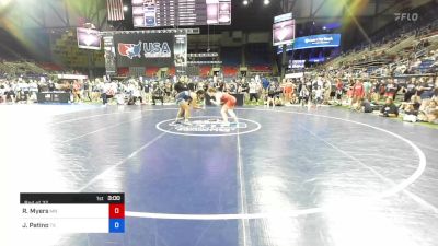 144 lbs Rnd Of 32 - Riley Myers, Minnesota vs Jalynn Patino, Texas