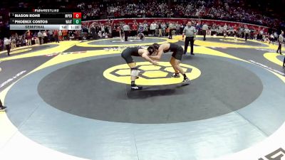 D1-132 lbs Semifinal - Mason Rohr, Mass. Perry vs Phoenix Contos, Waite