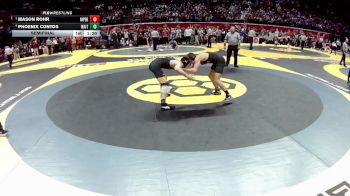 D1-132 lbs Semifinal - Mason Rohr, Mass. Perry vs Phoenix Contos, Waite