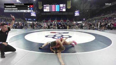 155 lbs Champ. Rd Of 64 - Sarah Eddy, WY vs Madison Reems, ND