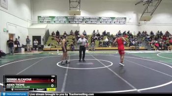 133 lbs Cons. Round 2 - Derrek Alcantar, Bakersfield College vs Aiden Thome, East Los Angeles College