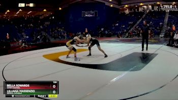 130 lbs 3rd Place Match - Bella Sowards, Good Counsel vs Lilliana Massenzio, DePaul Catholic