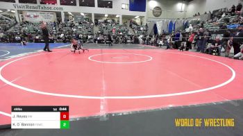 49 lbs Consi Of 8 #2 - Jackson Reyes, RedWave Wrestling vs Kayceon O`Bannon, FordDynasty Wrestling Club