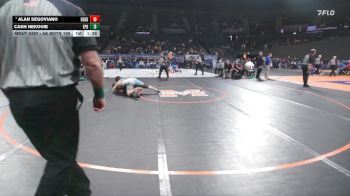 5A Boys 190 lbs 5th Place Match - Alan Segoviano, Redmond Boys vs Cash Nekouie, Eagle Point Boys