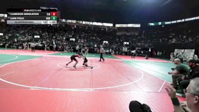 96 lbs Quarterfinal - Cameron Middleton, TLWA vs Liam Polk, WSW1