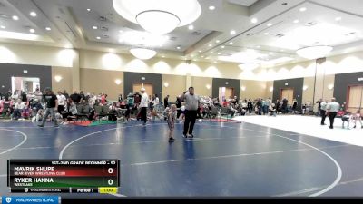 52 lbs Quarterfinal - Mavrik Shupe, Bear River Wrestling Club vs Ryker Hanna, Westlake