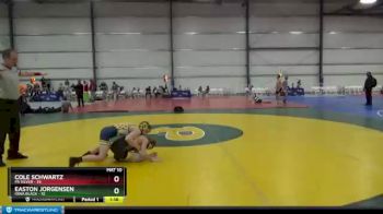 92 lbs Round 5 - Easton Jorgensen, Iowa Black vs Cole Schwartz, PA Silver