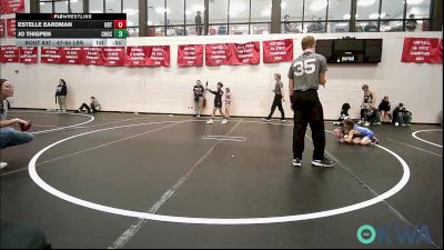 47-54 lbs Consi Of 8 #2 - Estelle Eardman, HBT Grapplers vs Jo Thigpen, Choctaw Ironman