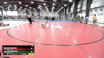 92 lbs Rd# 1 9:00am Friday - Dylan Whisler, Iowa Black vs Blaise Donehue, Terps XPress