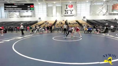 138 lbs Cons. Semi - Caleb Farney, Lowville Wrestling Club vs Maximus Heckman, Alexander Tri-Town Wrestling