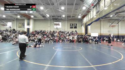 138 lbs Semifinal - Elena Thomas, Carver vs Mari De Souza, Rockland