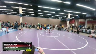 85 lbs Round 1 - Noah Kate Kovach, High Ground Wrestling vs Brynlee Mooney, Cypress Wrestling Club