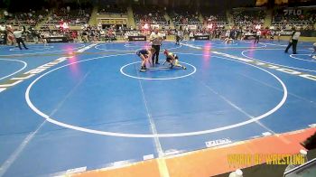 91 lbs Quarterfinal - Elle Changaris, Iron Horse vs Addison Hunt, Texas Takedown Academy